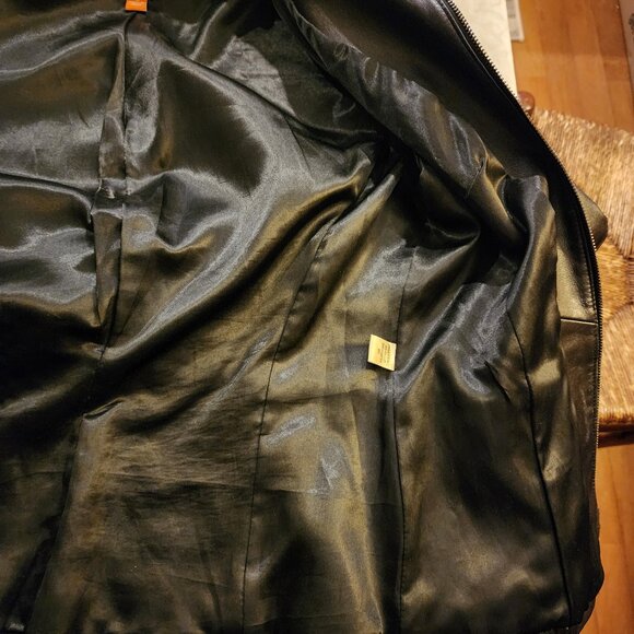 Black Leather Jacket // Size M // Anonymous by John Carlisle // EUC - Picture 9 of 9